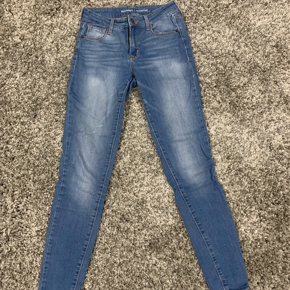 Old Navy Rockstar Mid Rise Jeans